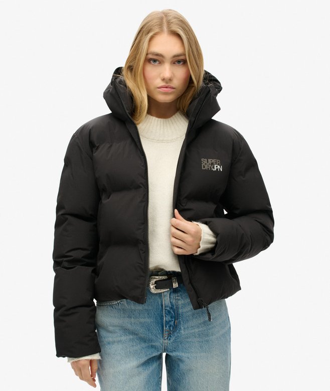 superdry Hooded Boxy Puffer Jacket