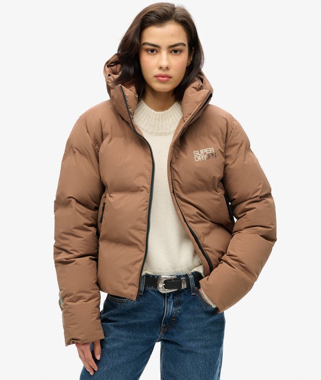 superdry Hooded Boxy Puffer Jacket