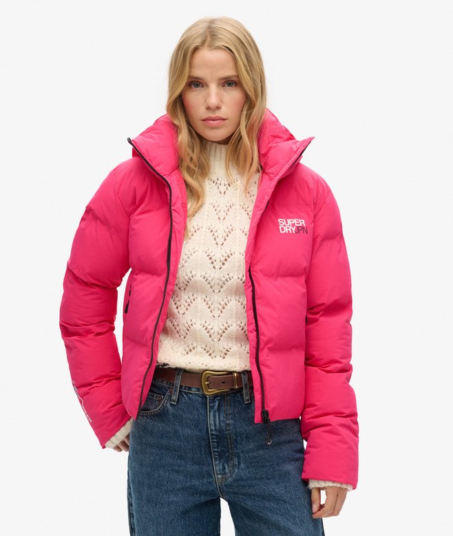 superdry Hooded Boxy Puffer Jacket