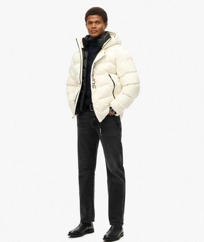 Superdry Hooded City Graphic Puffer Jacket