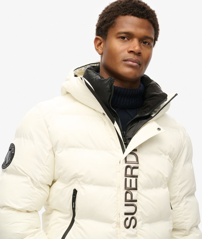 Superdry Hooded City Graphic Puffer Jacket