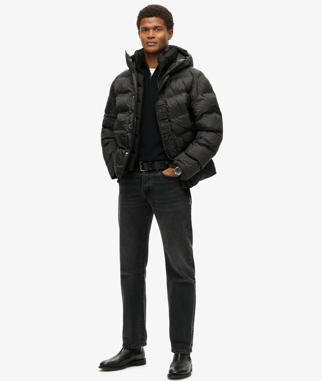 Superdry Hooded City Graphic Puffer Jacket