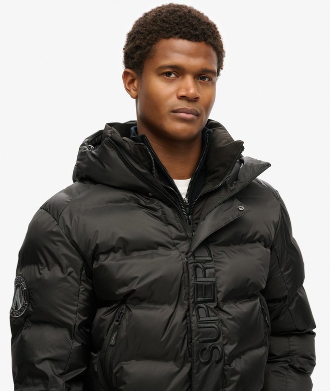 Superdry Hooded City Graphic Puffer Jacket