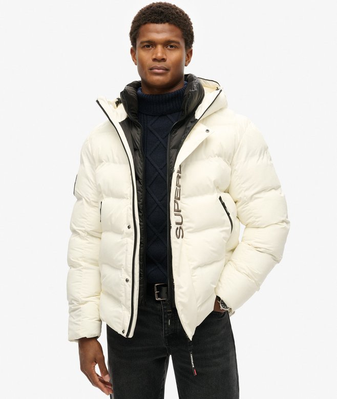superdry Hooded City Graphic Puffer Jacket