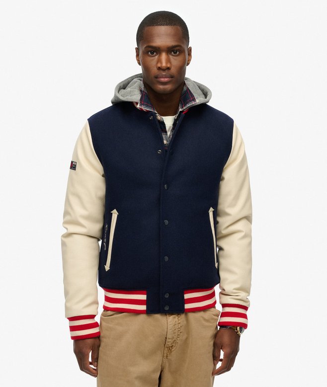 Superdry Hooded College Bomber Jacket