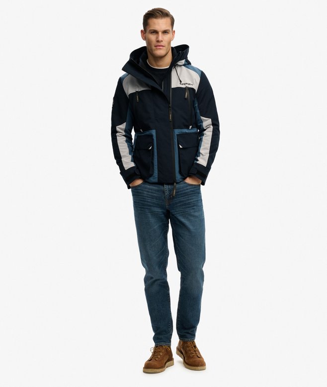Superdry Hooded Colour Block Windbreaker Jacket