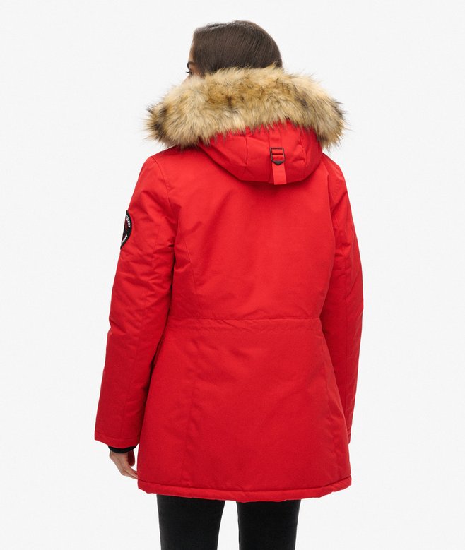 Superdry Hooded Everest Faux Fur Parka Coat
