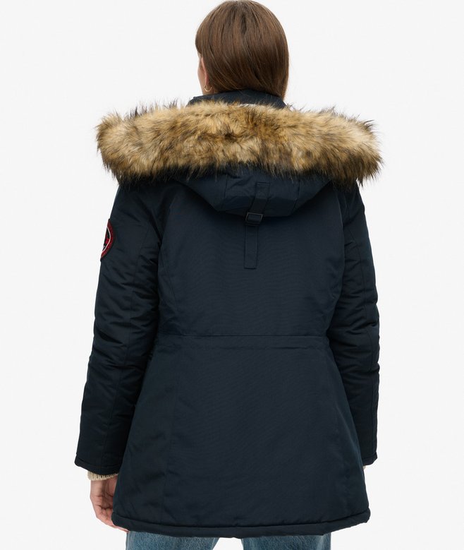 Superdry Hooded Everest Faux Fur Parka Coat