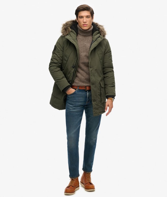 Superdry Hooded Everest Faux Fur Parka