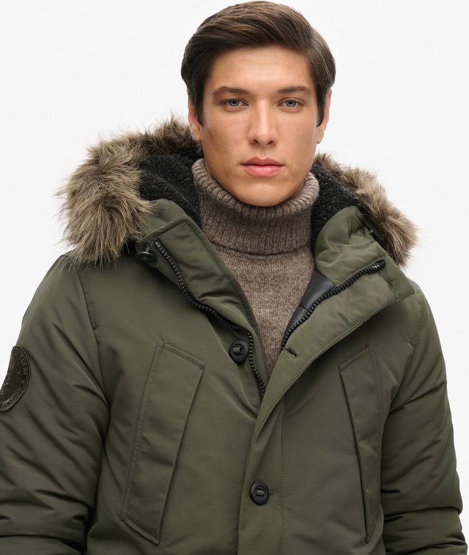 Superdry Hooded Everest Faux Fur Parka