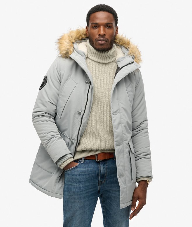 superdry Hooded Everest Faux Fur Parka