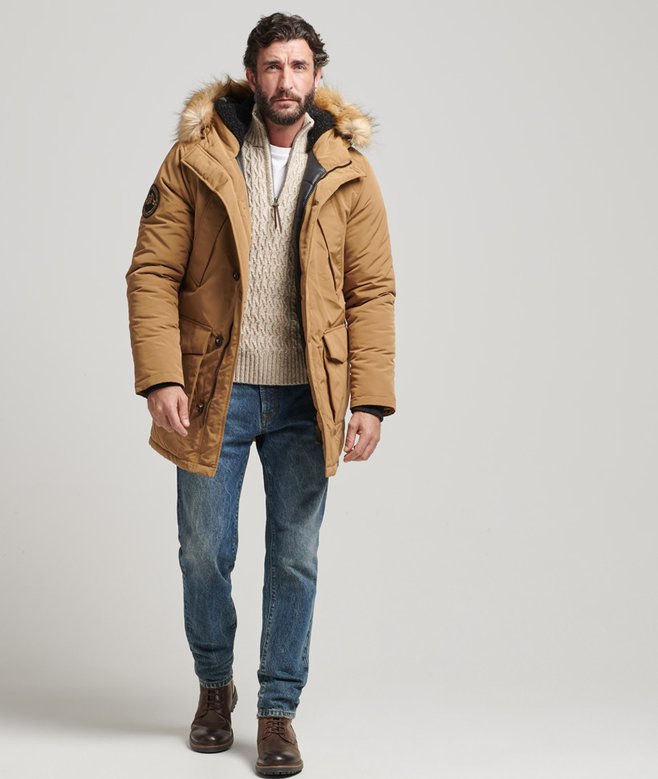 Superdry Hooded Everest Faux Fur Parka
