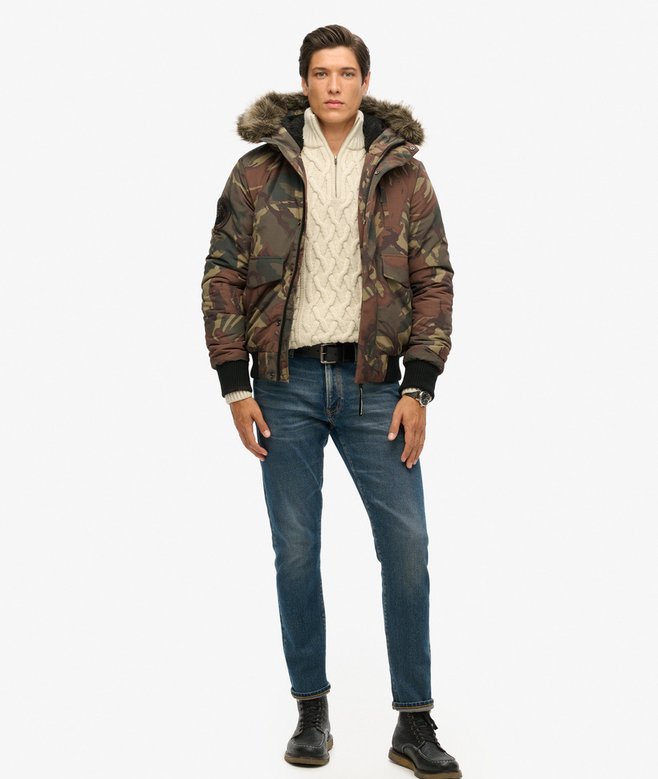 Superdry Hooded Everest Puffer Bomber Jacket