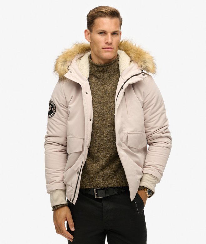 superdry Hooded Everest Puffer Bomber Jacket