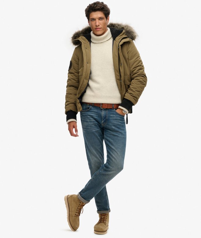 Superdry Hooded Everest Puffer Bomber Jacket