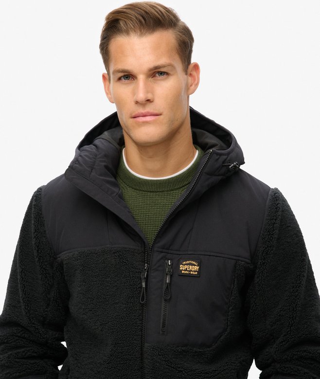 Superdry Hooded Expedition Borg Hybrid