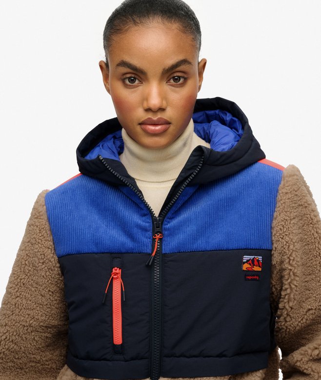 Superdry Hooded Fleece Sherpa Jacket