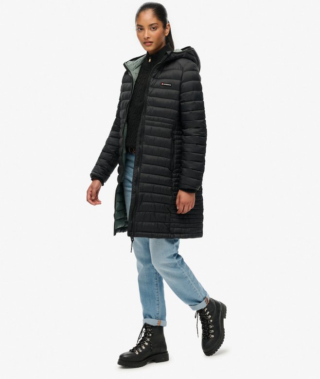 Superdry Hooded Fuji Lite Mid Length Padded Jacket