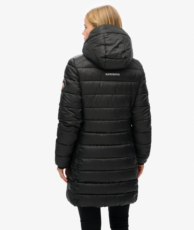 Superdry Hooded Fuji Mid Padded Coat