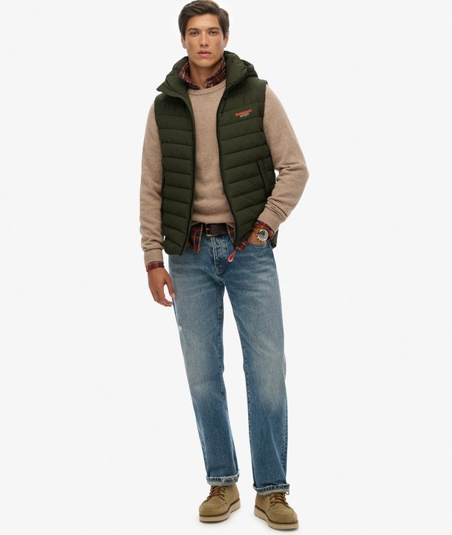 Superdry Hooded Fuji Padded Gilet