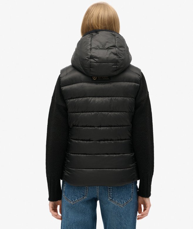 Superdry Hooded Fuji Quilt Padded Gilet