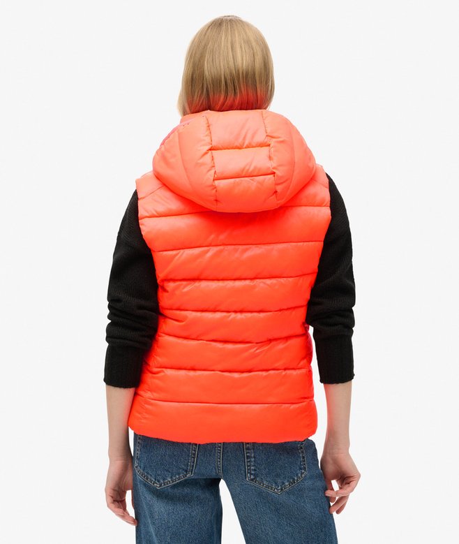 Superdry Hooded Fuji Quilt Padded Gilet