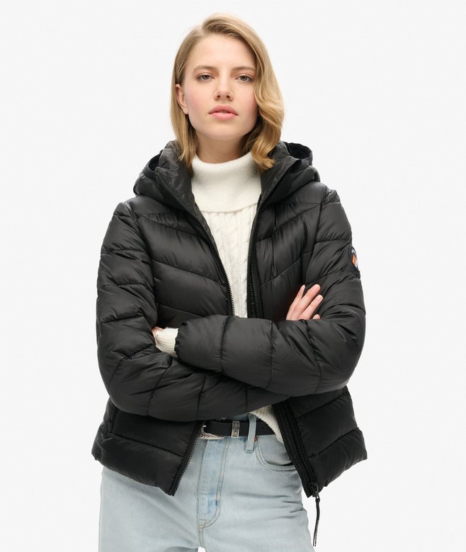 superdry Hooded Fuji Quilted Padded Jacket