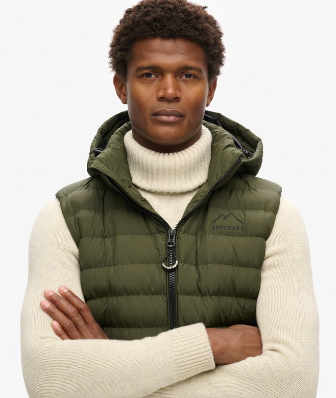 Superdry Hooded Fuji Sport Padded Gilet