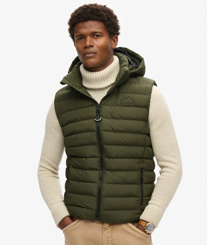 Superdry Hooded Fuji Sport Padded Gilet