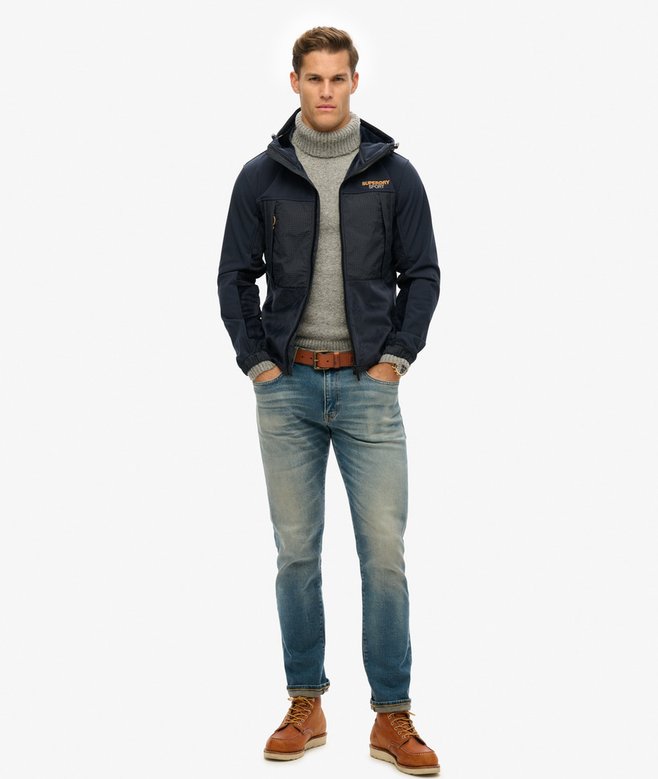 Superdry Hooded Hybrid Trekker Jacket