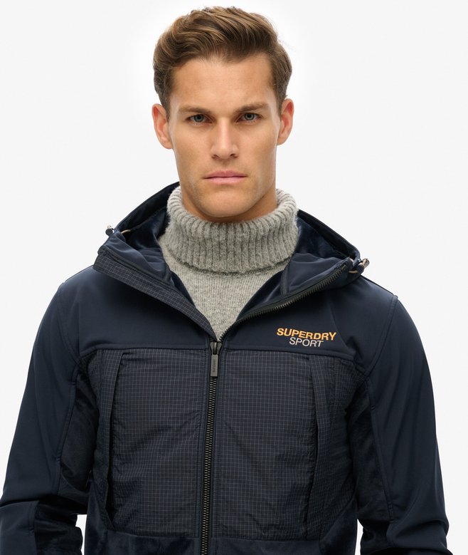Superdry Hooded Hybrid Trekker Jacket