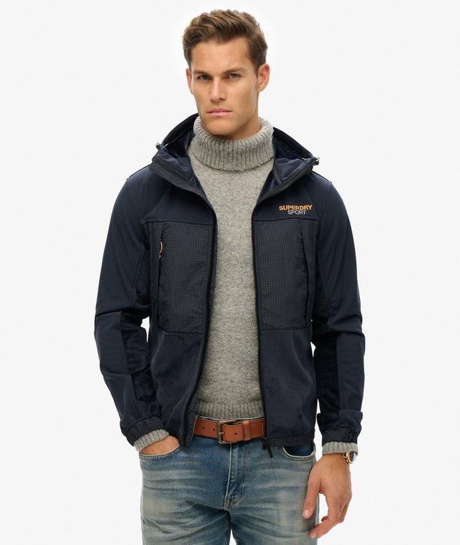 Superdry Hooded Hybrid Trekker Jacket
