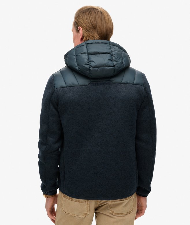 Superdry Hooded Knit Storm Hybrid Jacket