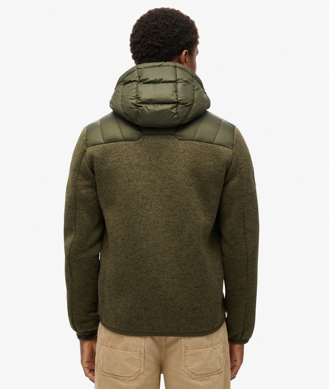 Superdry Hooded Knit Storm Hybrid Jacket