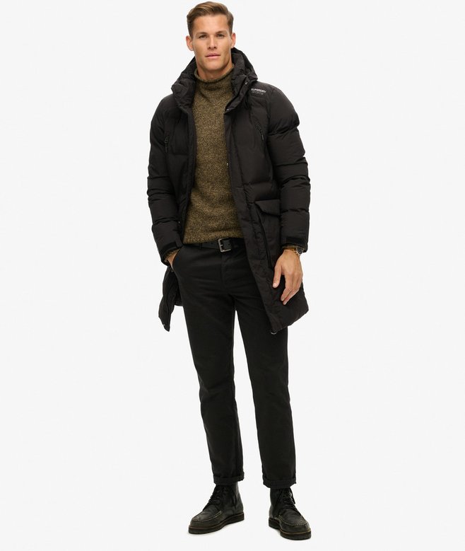 Superdry Hooded Longline Padded Jacket