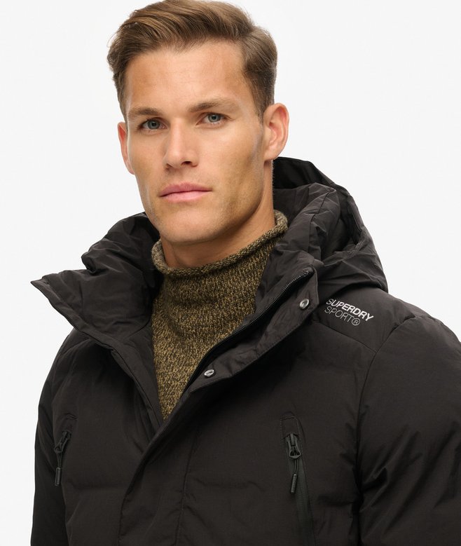 Superdry Hooded Longline Padded Jacket