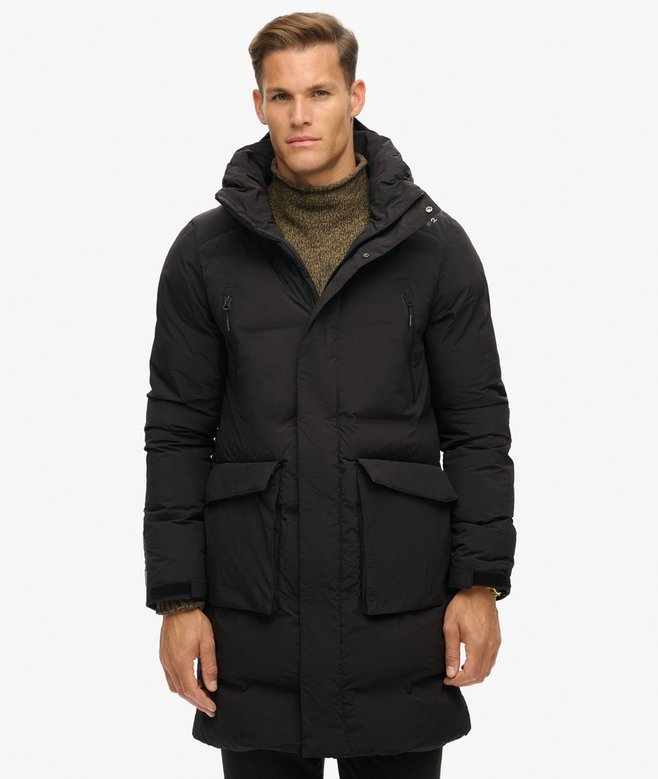 Superdry Hooded Longline Padded Jacket