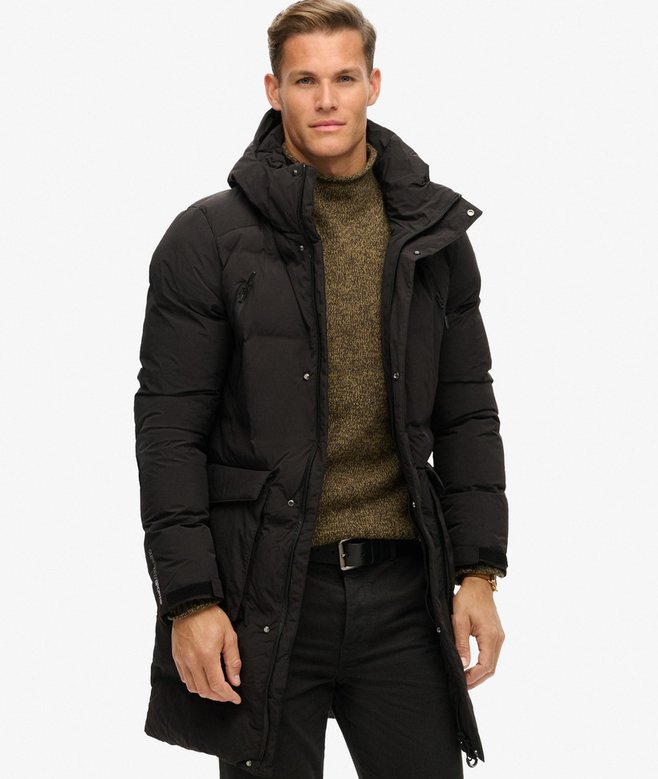 superdry Hooded Longline Padded Jacket