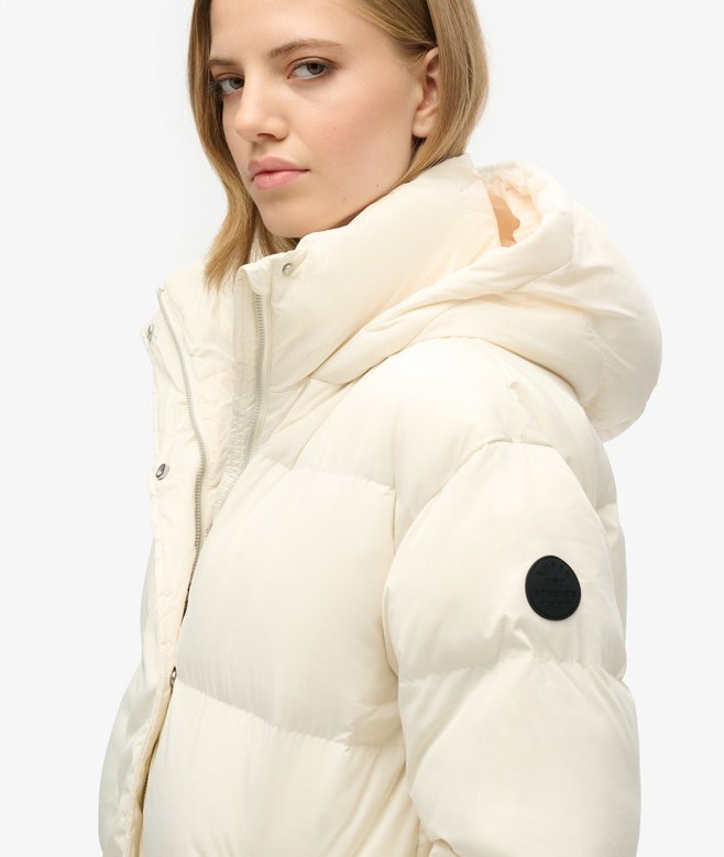 Superdry Hooded Longline Puffer Coat