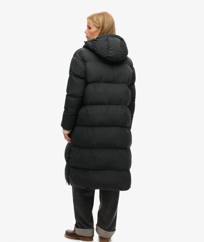 Superdry Hooded Longline Puffer Coat