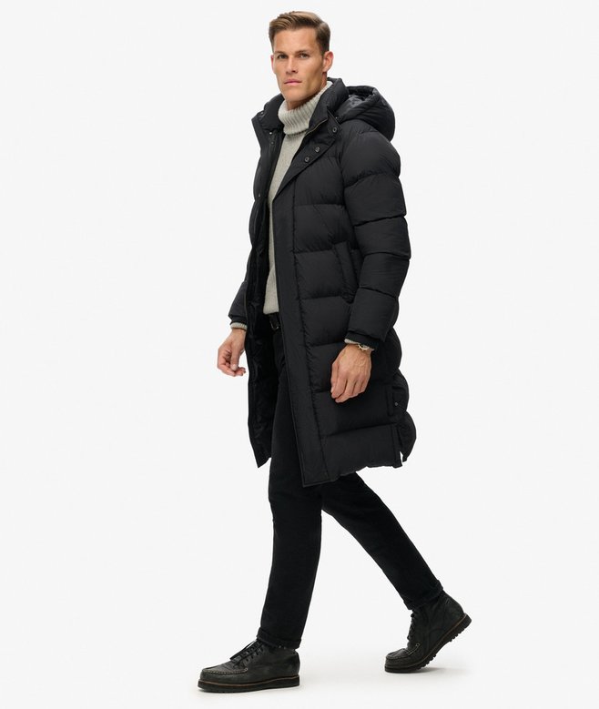 Superdry Hooded Longline Puffer Jacket