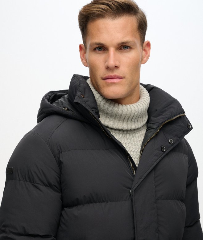 Superdry Hooded Longline Puffer Jacket