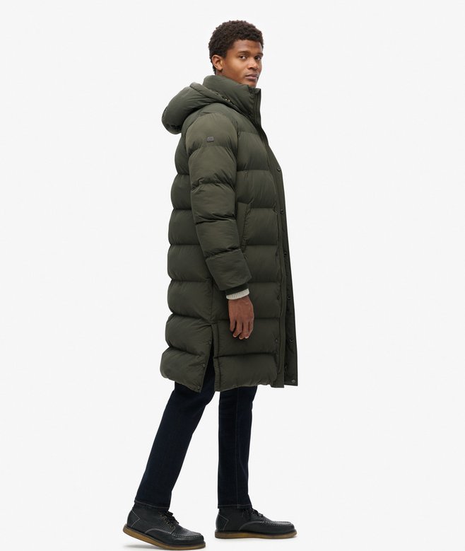 Superdry Hooded Longline Puffer Jacket