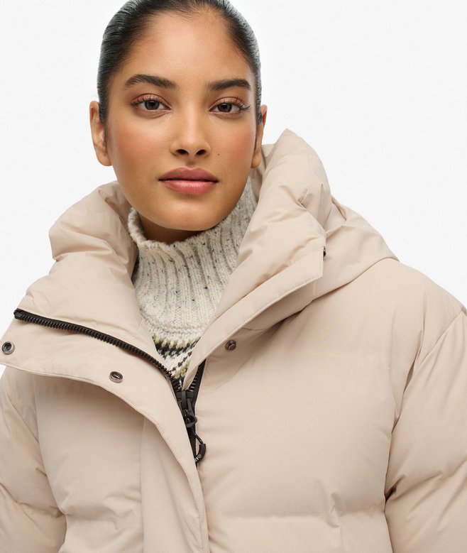 Superdry Hooded Longline Puffer Jacket