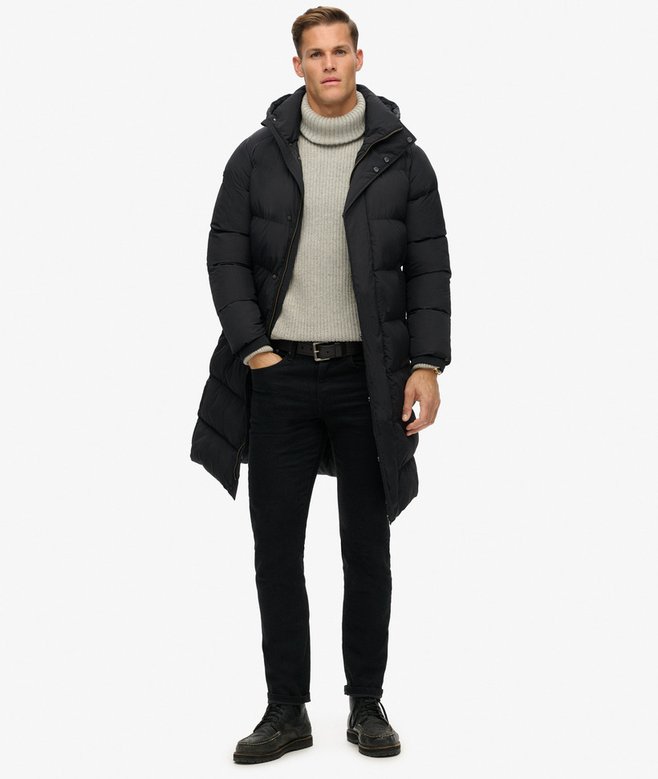 Superdry Hooded Longline Puffer Jacket