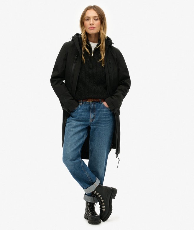 Superdry Hooded Longline Shell Parka