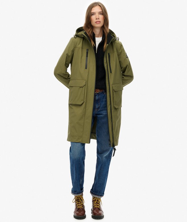 Superdry Hooded Longline Shell Parka