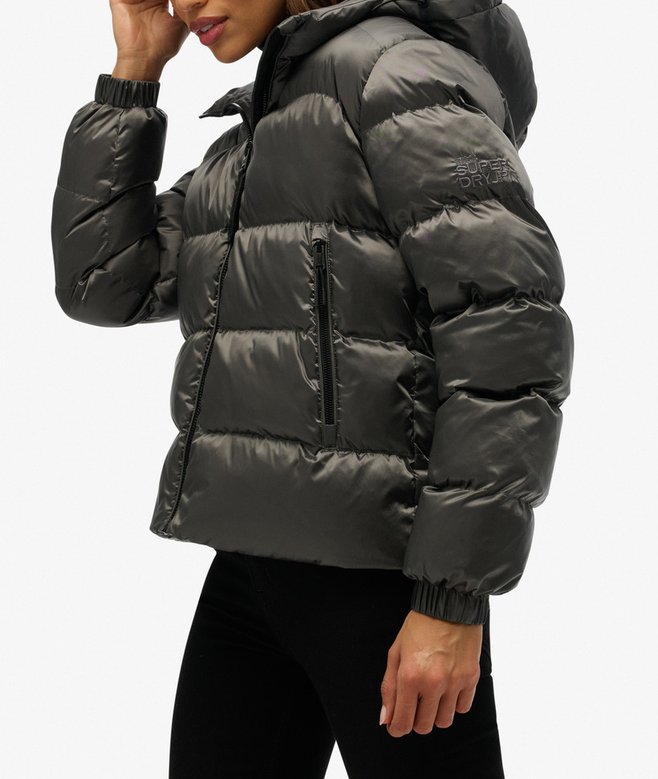 Superdry Hooded Luxe Sports Puffer Jacket