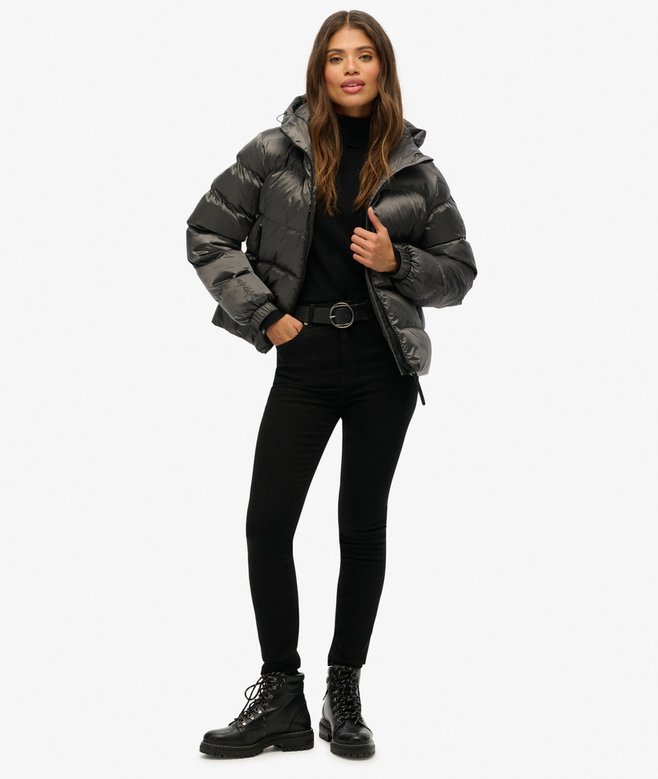 Superdry Hooded Luxe Sports Puffer Jacket