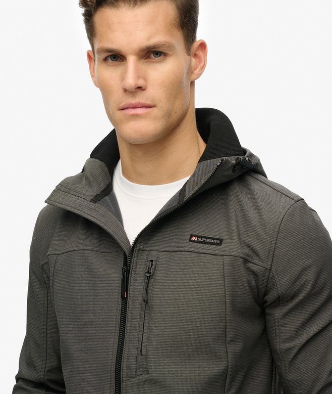 Superdry Hooded Marl Ripstop Trekker Jacket